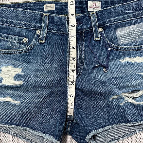 AG Goldschmied Bonnie cut off jean shorts size 27 NWT - Picture 10 of 11